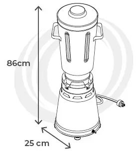Licuadora T12L 12 Lts Tapisa - Image 3