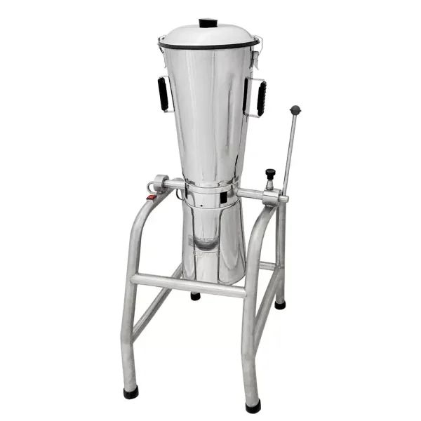 Licuadora industrial LI-17VA de 17 litros con vaso de acero inoxidable, aspas de alto rendimiento y sistema de volteo. Ideal para uso profesional.