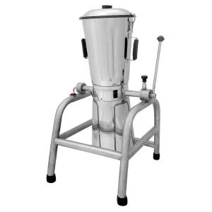 Licuadora industrial de volteo International LI-12 VAM de 12 litros en acero inoxidable, con sistema de volteo, tapa hermética y base de acero inoxidable, ideal para cocinas profesionales y alta producción.